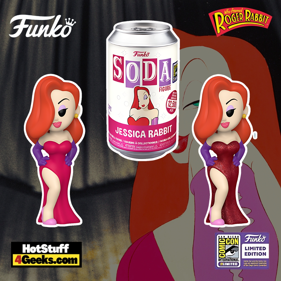 SDCC 2023 Who Framed Roger Rabbit? Jessica Rabbit Funko Soda