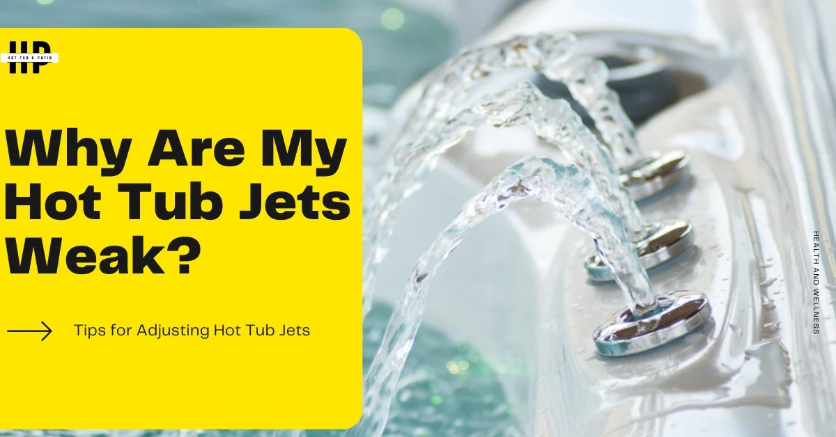 Why are my hot tub jets weak? Diagnose and Fix