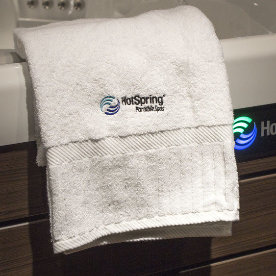 Embroidered Towel The Hot Tub Store