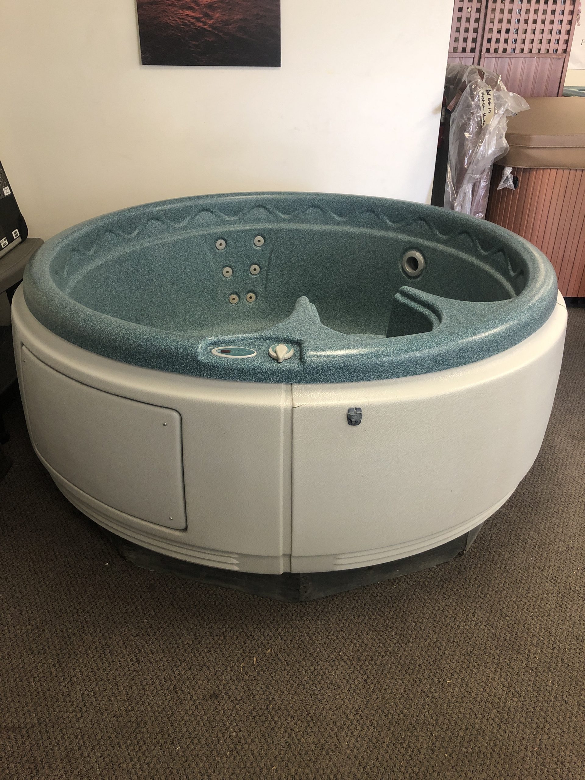 PreOwned 2000 RLX Round Spa The Hot Tub Store