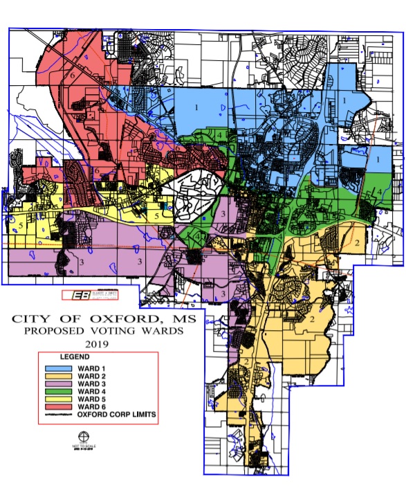 New Oxford Ward Map Approved by Board of Aldermen
