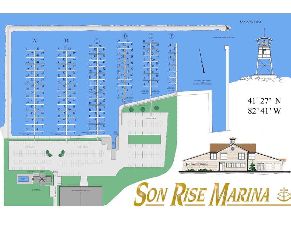 Son Rise Marina Hoty Marine Sandusky, Ohio Marina