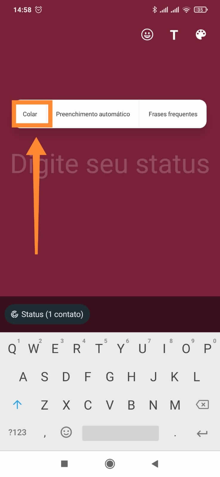 Como colocar link no status do WhatsApp (atualizado 2024)