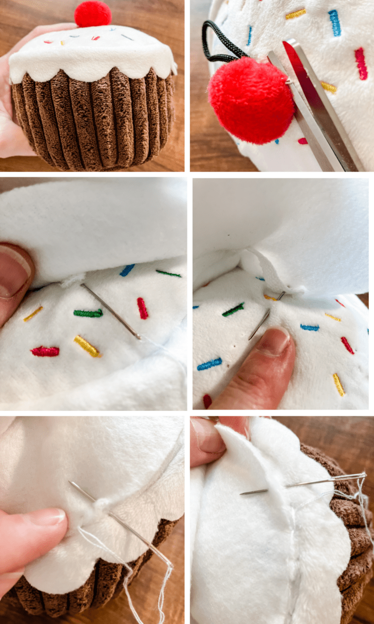 DIY Snuffle Cupcake Dog Toy