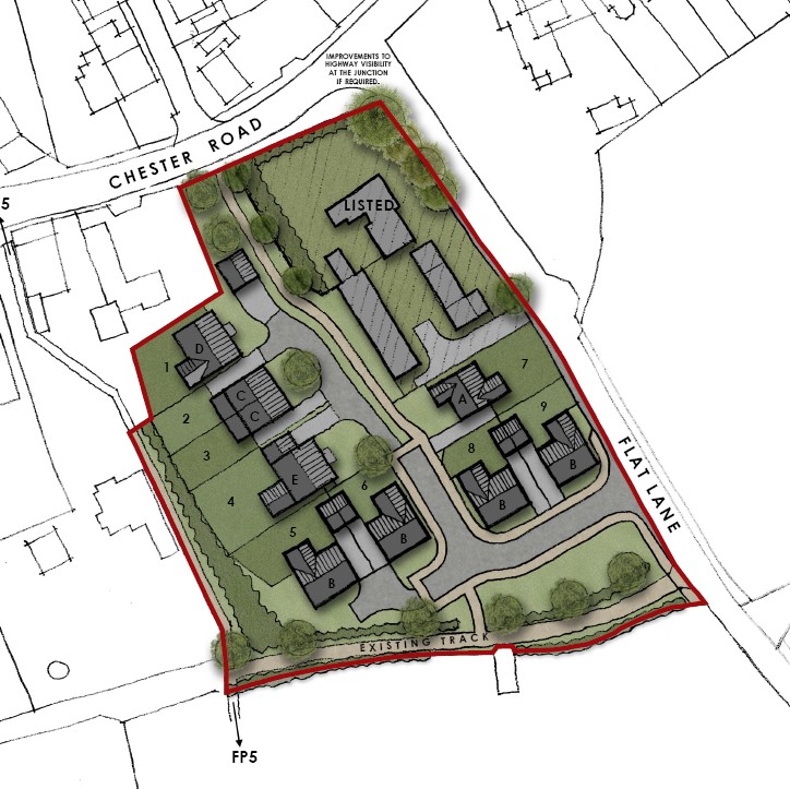 LAND ON THE CORNER OF FLAT LANE AND CHESTER ROAD, KELSALL (Consultation