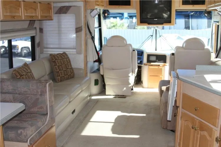 Redecorating the RV Upholstery Paint for Cushions and Trim Hourless Life