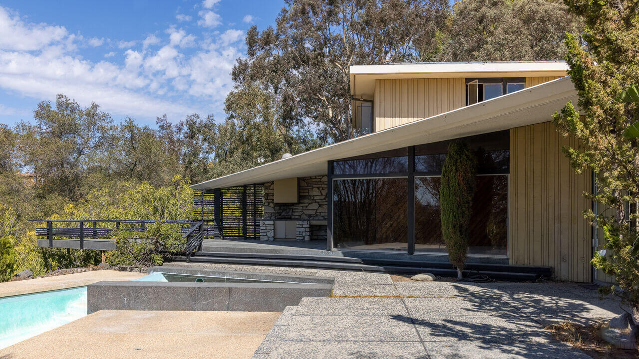 The former Charlton Heston Estate in Beverly Hills