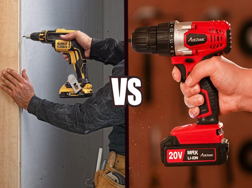 Screw Gun vs Drill InDetail Comparison and Features Explined