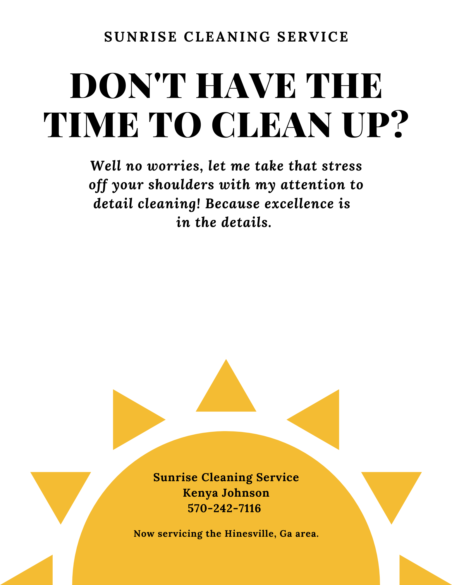 Sunrise Cleaning Service HouseCleaning360