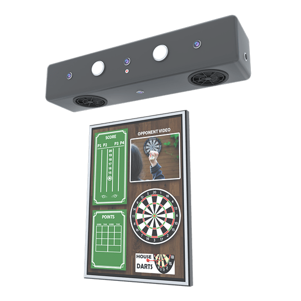 House Darts This is a new way to play steel tip darts in the comfort