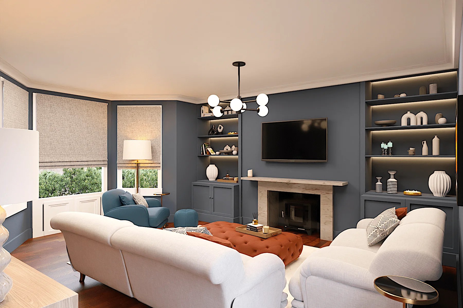 How to Arrange Furniture Layout in a Rectangular Living Room