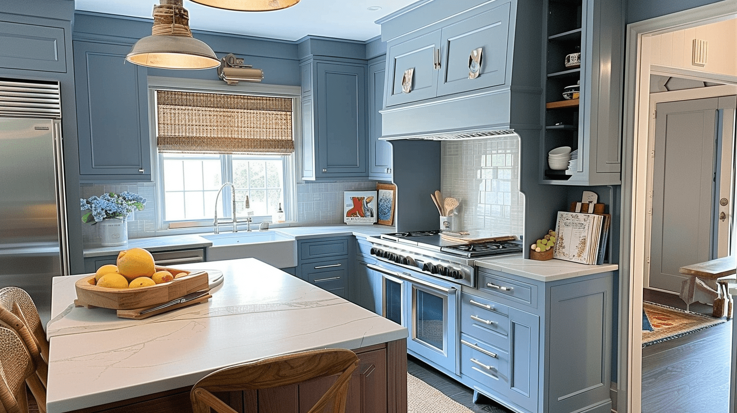 17 Stunning Blue Gray Kitchen Ideas to Inspire You