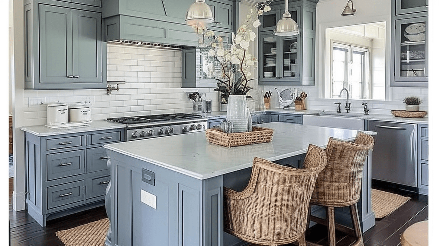 17 Stunning Blue Gray Kitchen Ideas to Inspire You