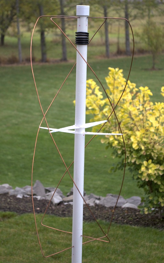 Helical Quad Antenna for Weather Satellites