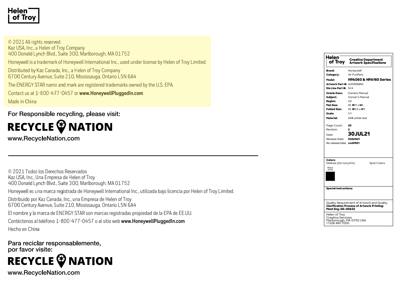 Honeywell HPA060 review - HouseFresh