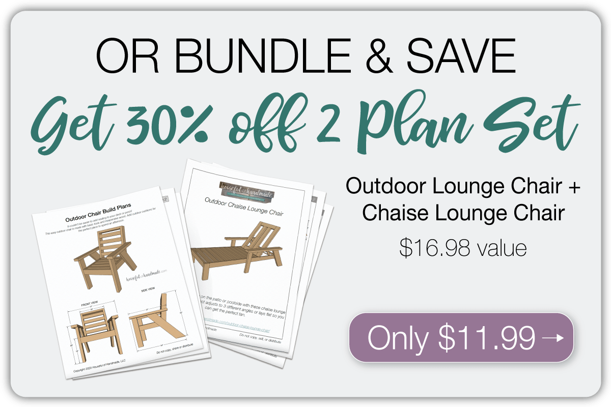 Outdoor Lounge Chair Build Plans Houseful of Handmade