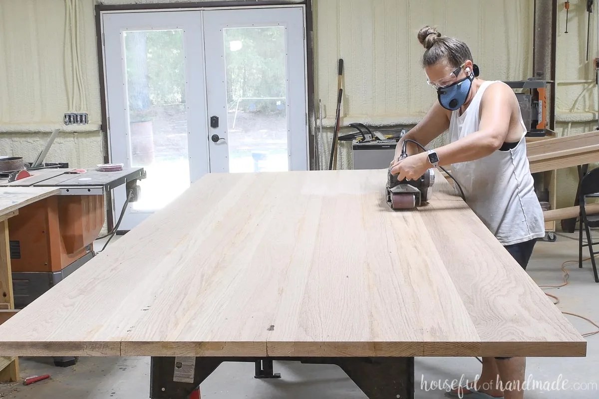 Belt Sander To Flatten Table Top atelieryuwa.ciao.jp