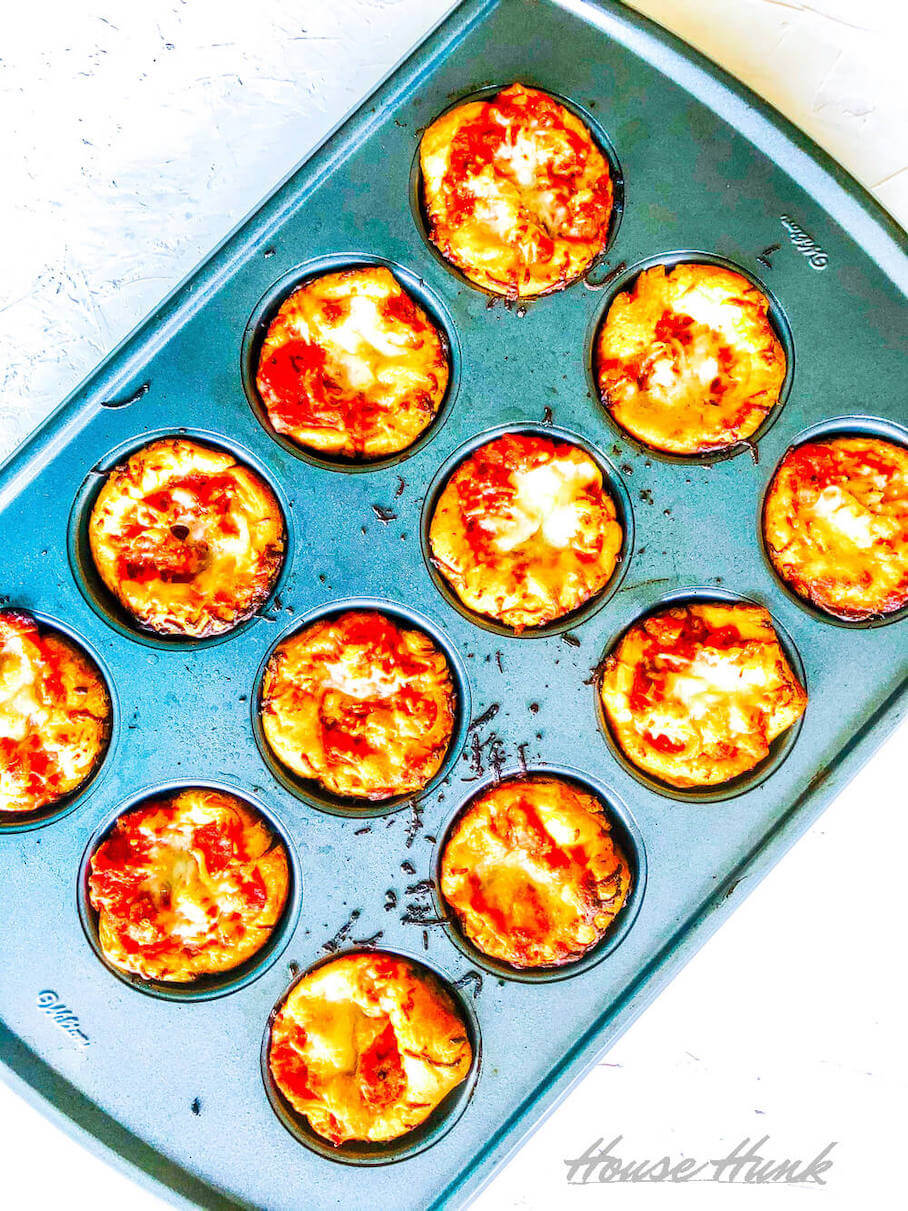 Mini Pepperoni Pizza Cups House Hunk