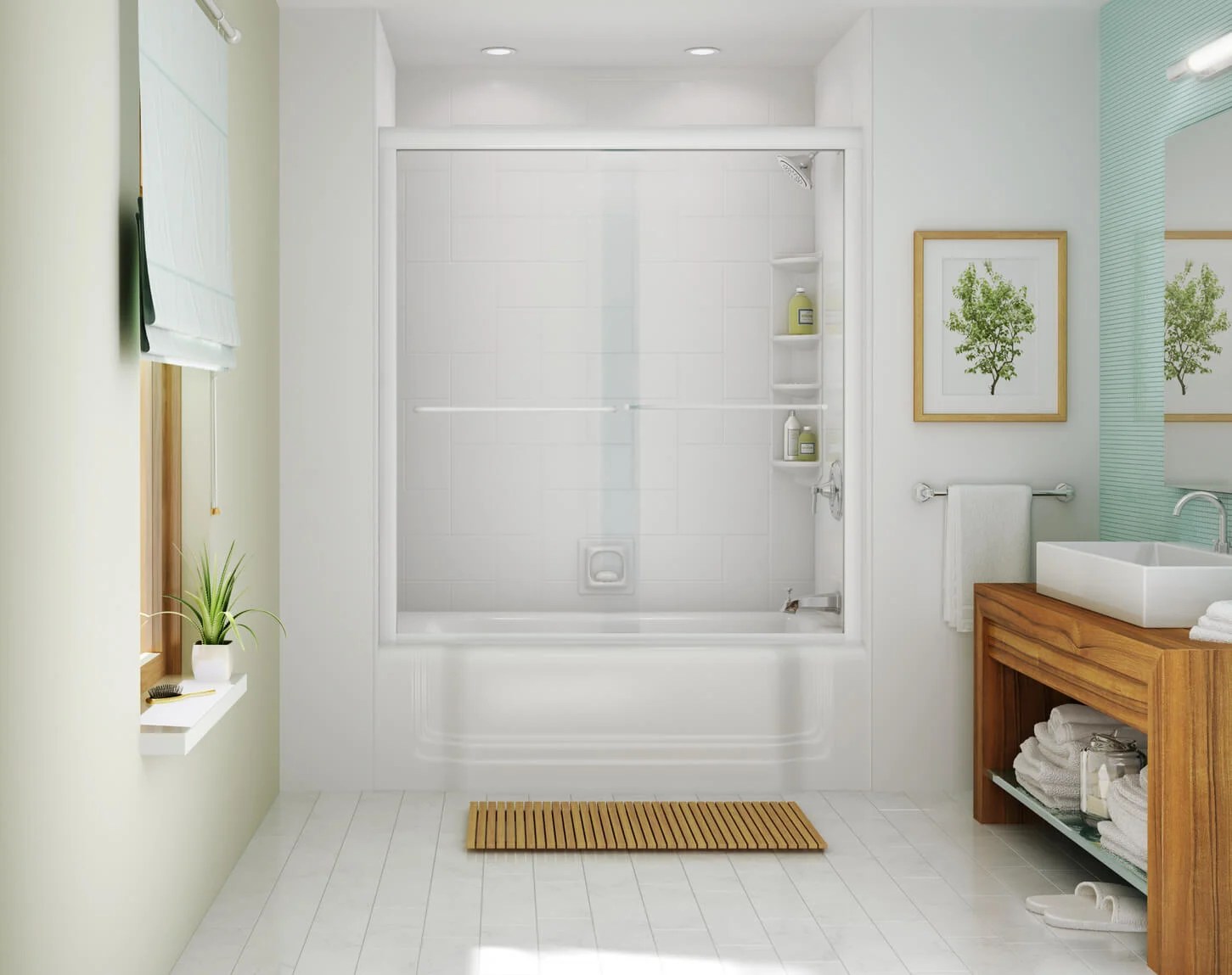 Which is best for a bathroom makeover shower liner, bath fitter or