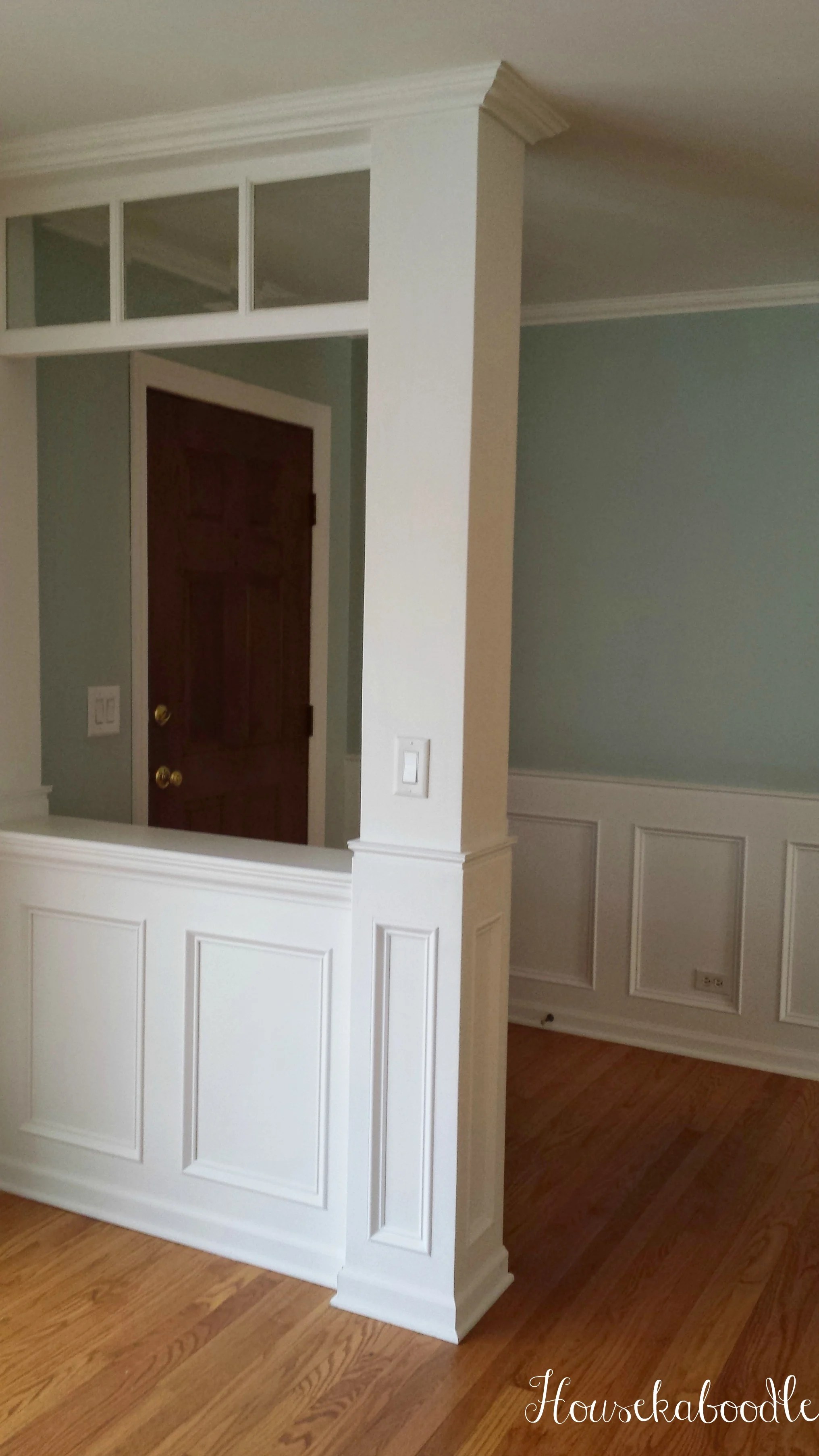 How To Make a Recessed Wainscoting Wall From Scratch