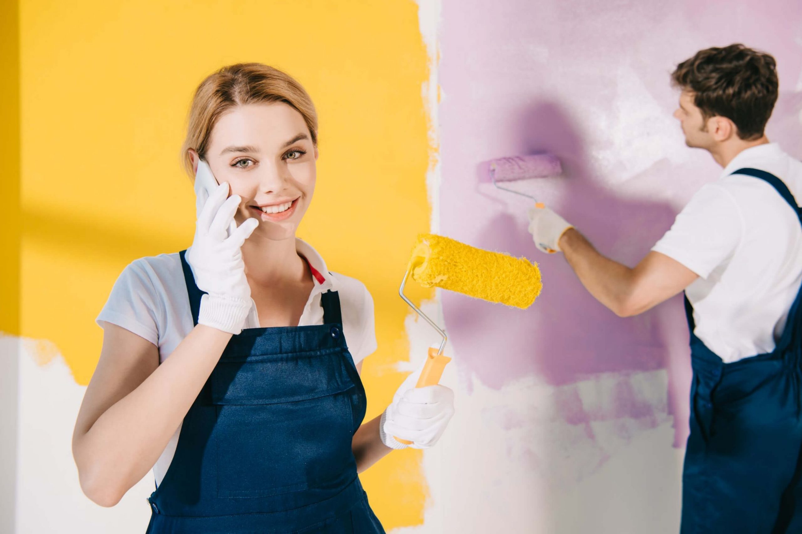 How to Divide a Wall With Two Paint Colors? Housekeepingbay