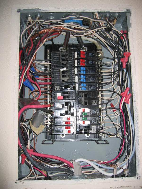 Missing Front Cover on Electrical Panel