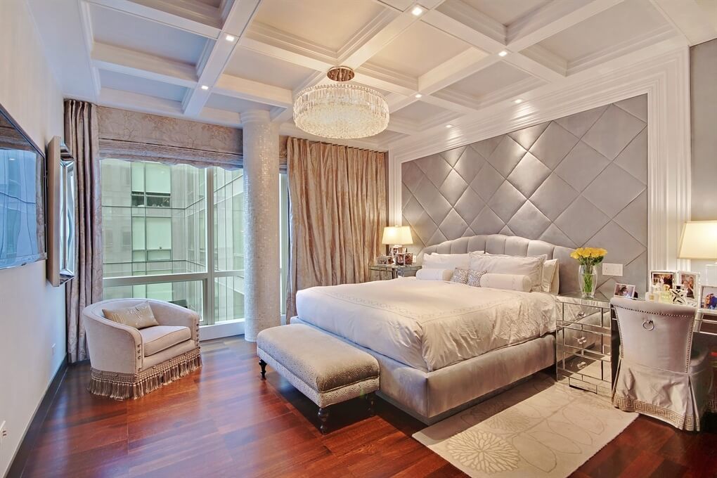 10 Beautiful Bedrooms with Coffered Ceilings