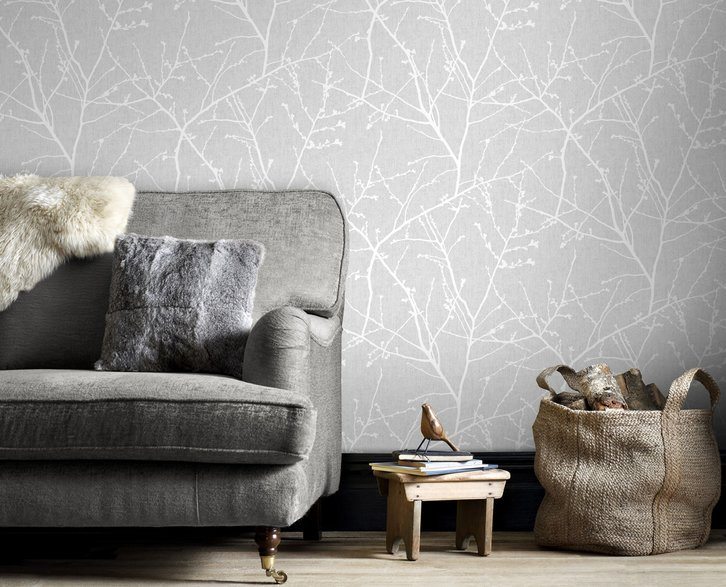 20 Living Rooms With Paintable Wallpaper