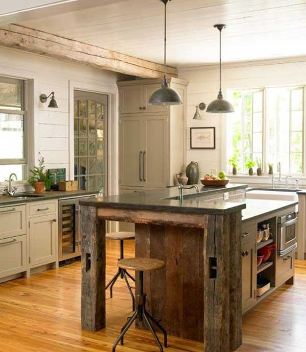10 Rustic Kitchen Island Designs That Are Amazing Housely
