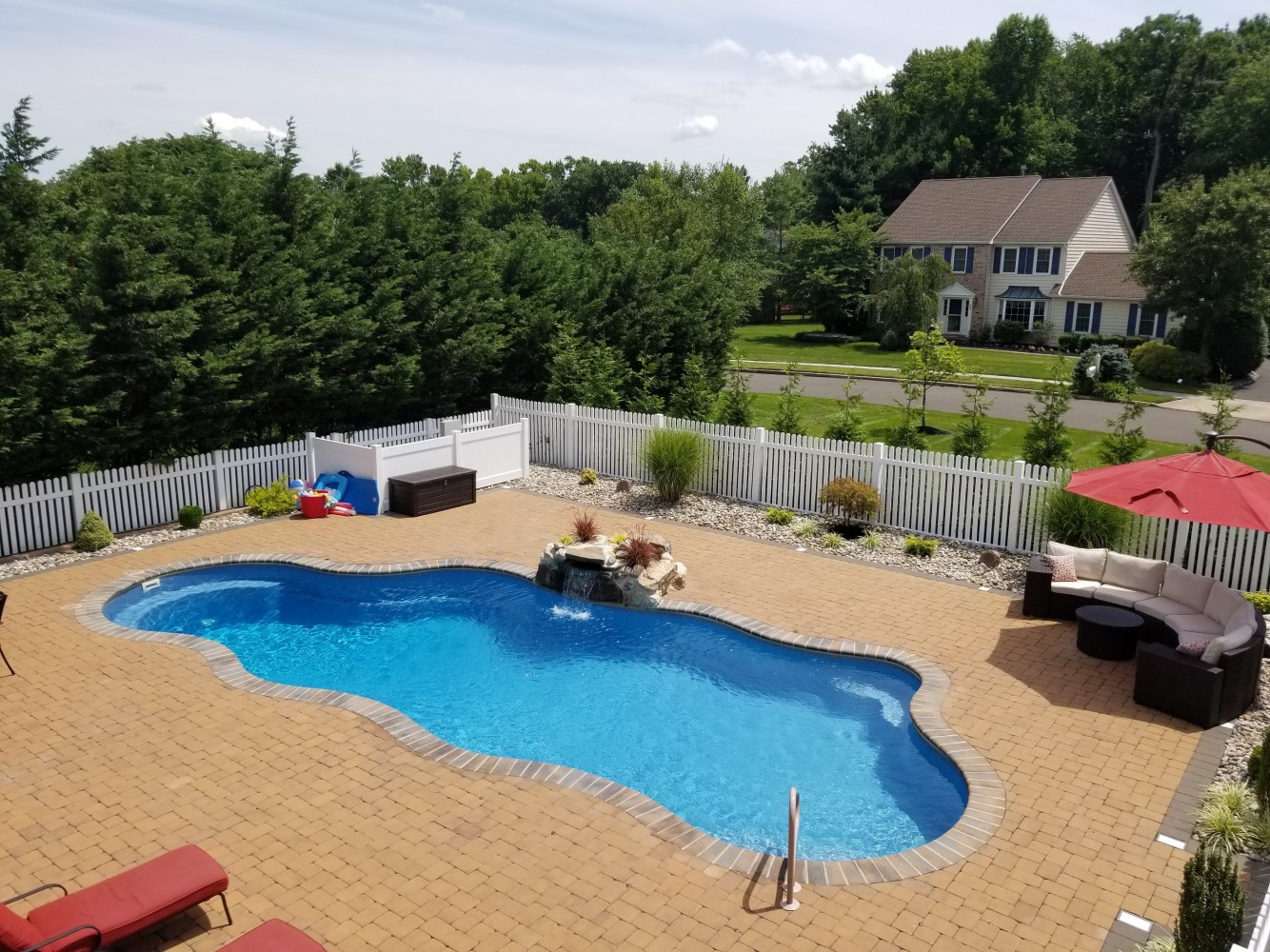Ordini's Best Fiberglass Pools House & Home Magazine