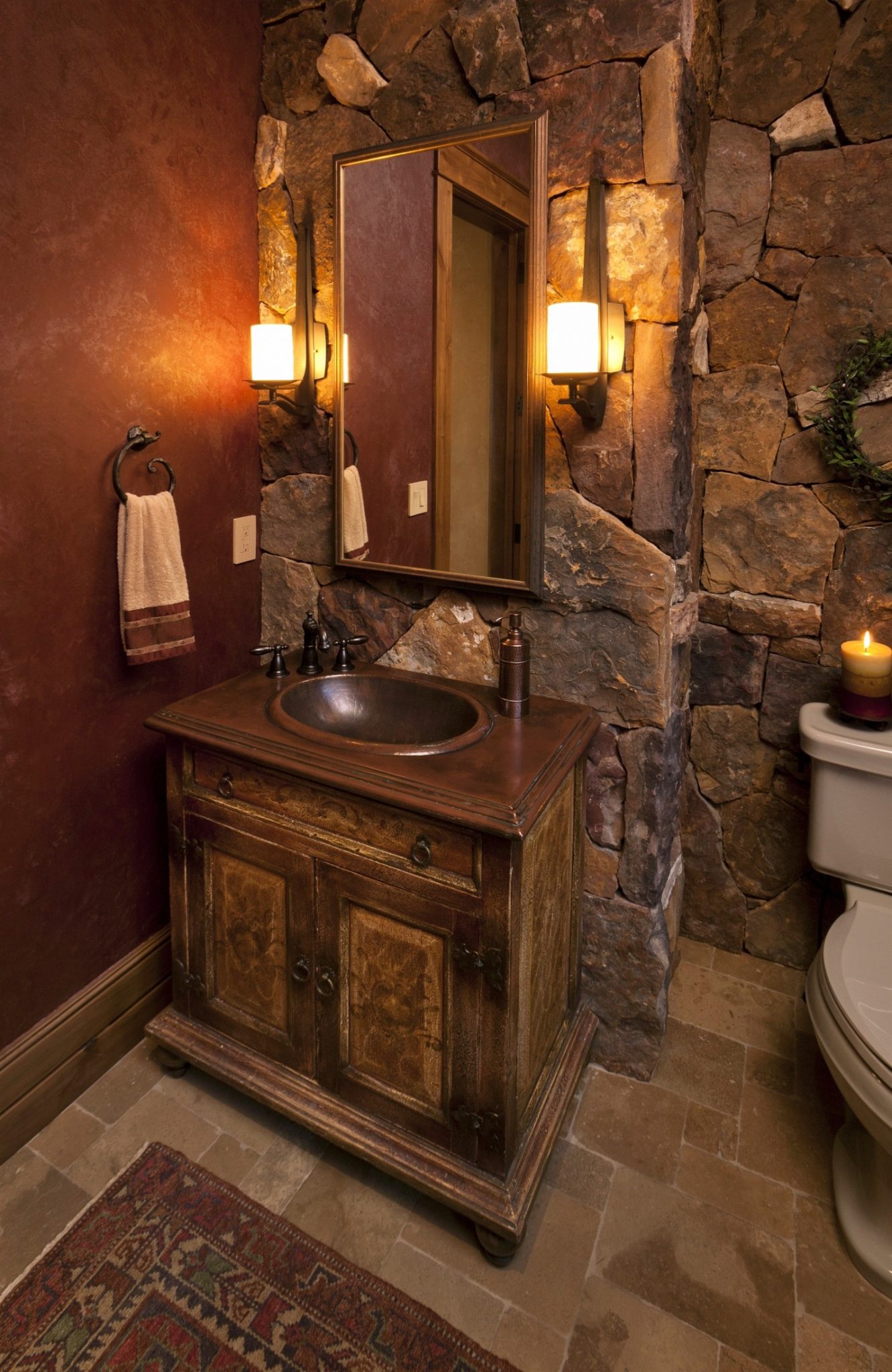 Rustic Bathroom Ideas for a Warm and Relaxing Private Space Houseminds Rustic Bathroom Ideas for a Warm and Relaxing Private Space Houseminds