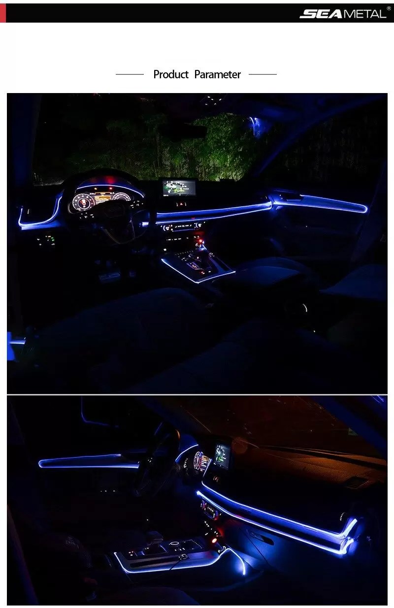 Car Interior Lights Neon Light USB Drive House Mistery