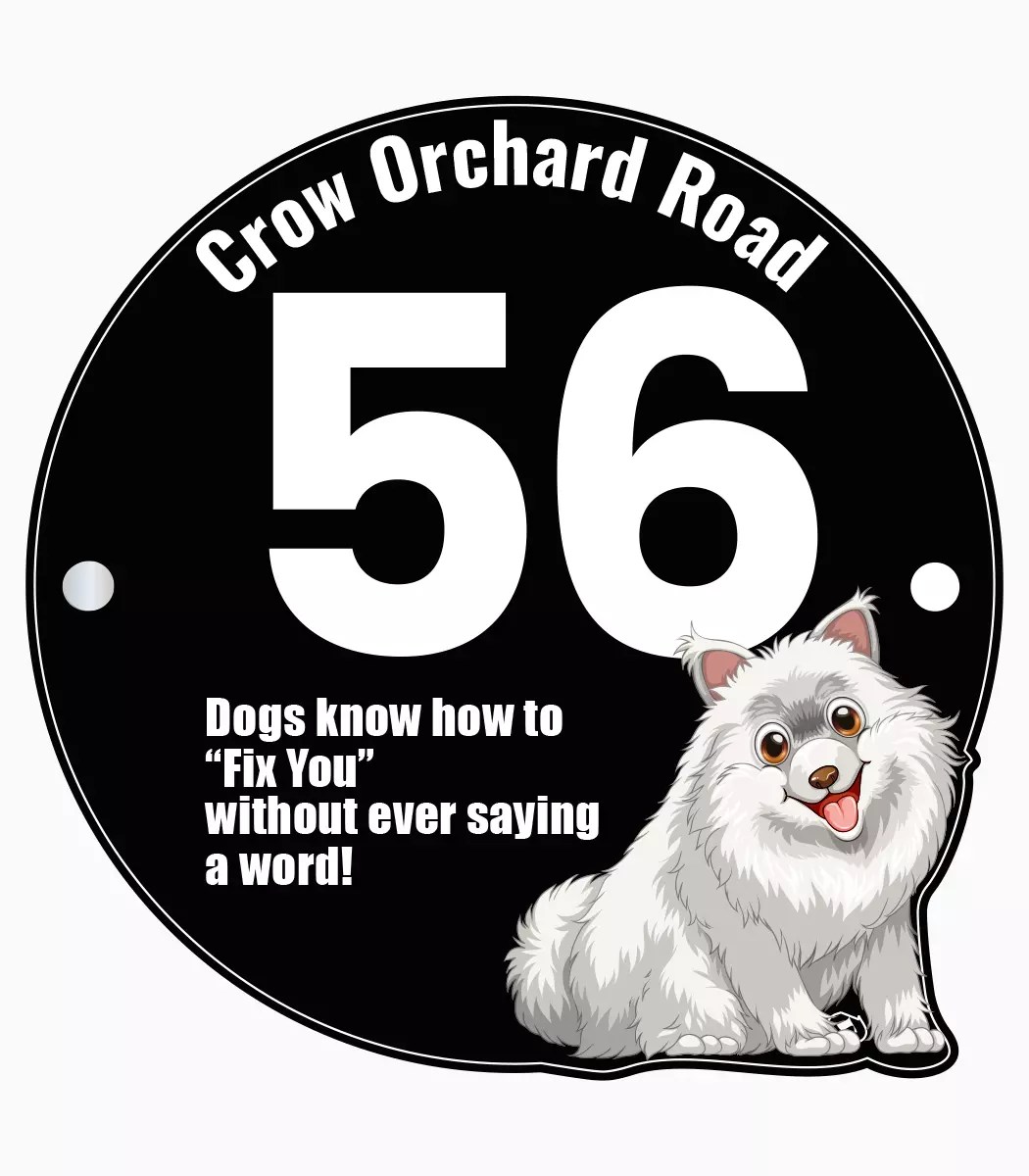 Nancy Dog Number Sign House Number Signs Direct