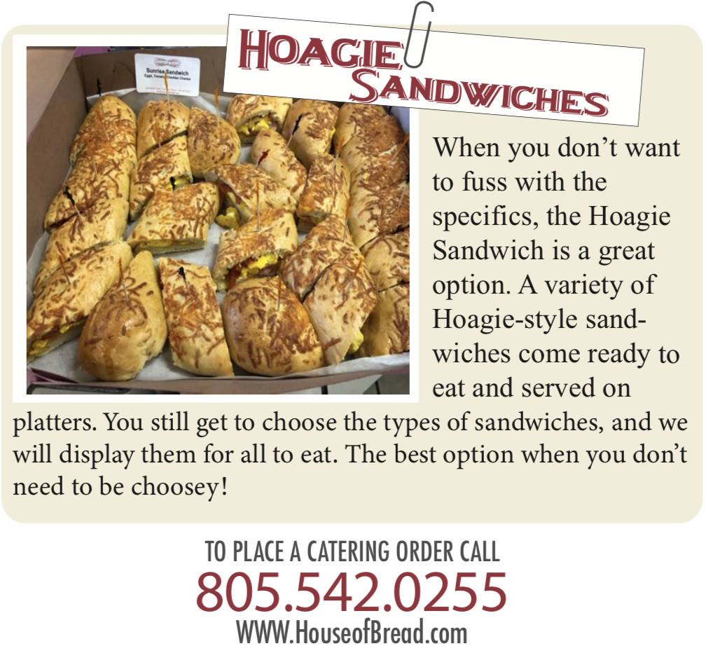 Menu and Order Form House of Bread