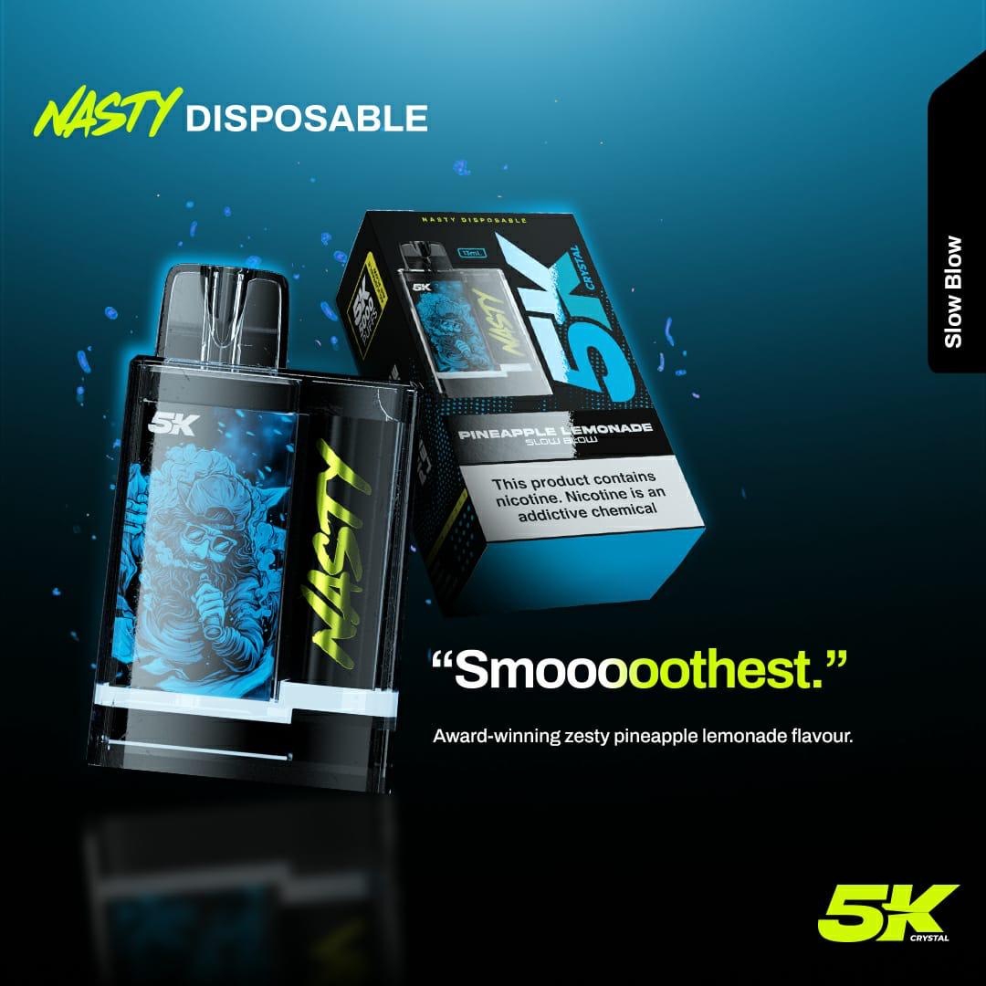 Nasty 5K Crystal 5 Pineapple Lemonade House of Clouds