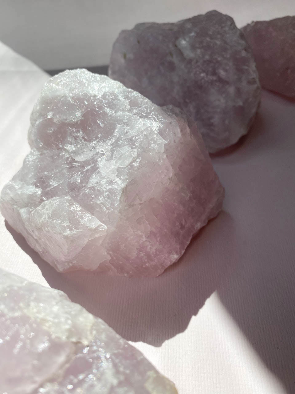 Raw Lavender Rose Quartz House of Formlab