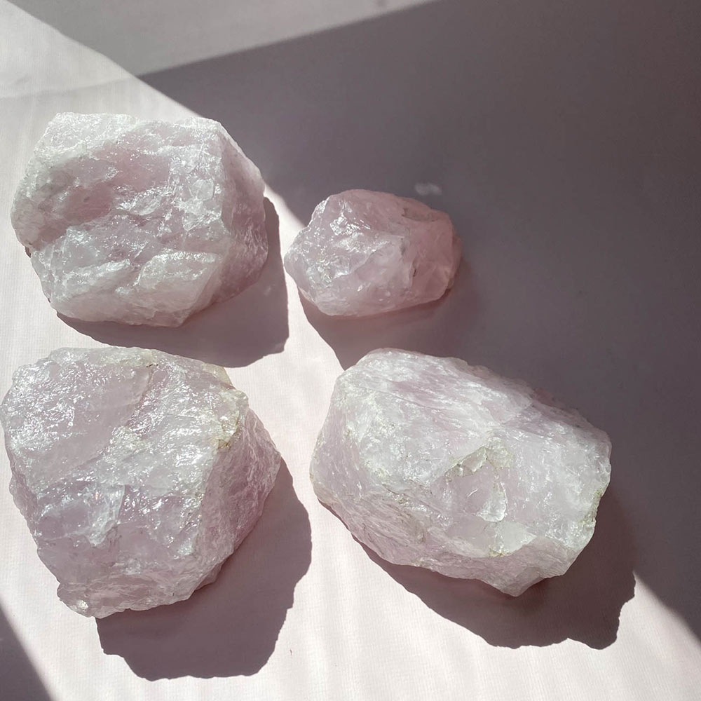 Raw Lavender Rose Quartz House of Formlab