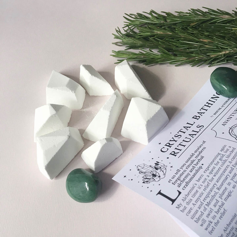 Crystal Shower Steamers // Breathe Deep House of Formlab