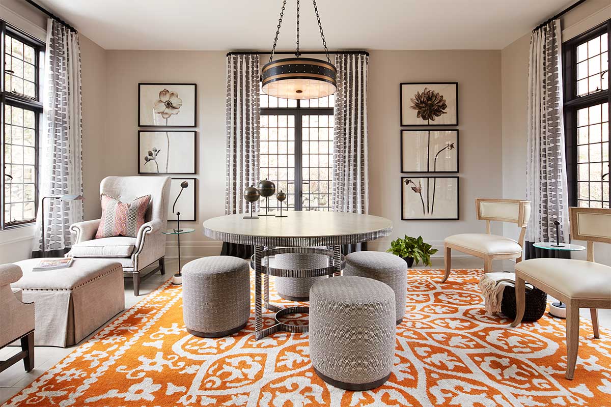 Montclair, NJ Interior Design in an Airy Tudor House of Funk