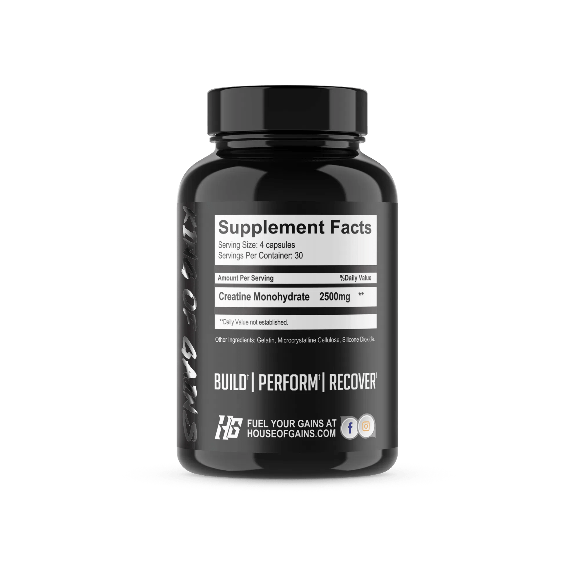 Creatine Monohydrate Capsules House of Gains