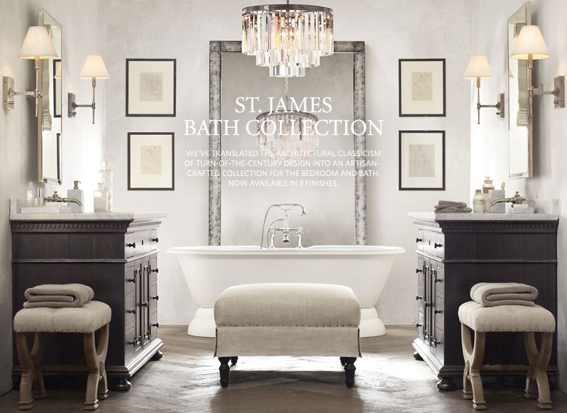 Restoration Hardware Bathrooms