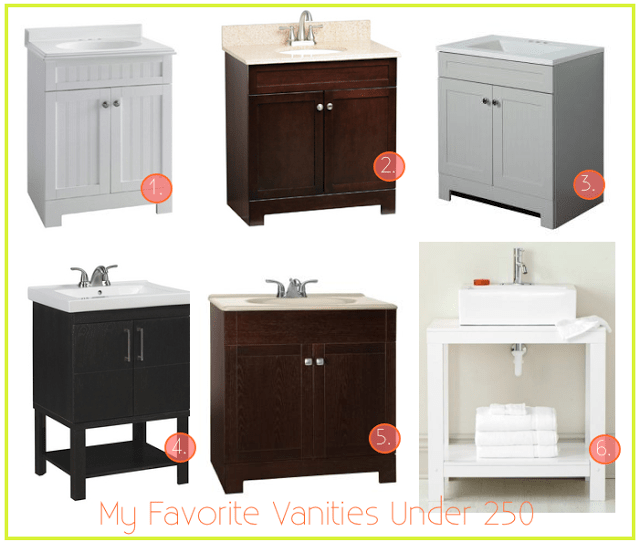 Bathroom Vanities Under 250 House of Jade Interiors