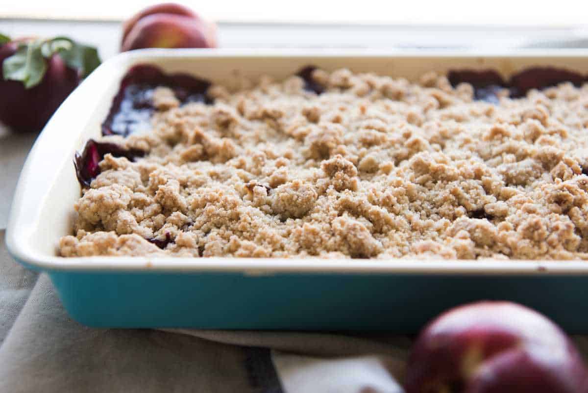Blackberry Nectarine Crumble House of Nash Eats