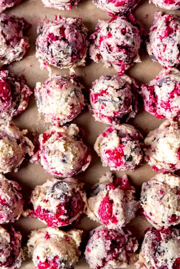 Recipes Raspberry Bowtie Cookies : Raspberry Chocolate Chunk Cookies House Of Nash Eats