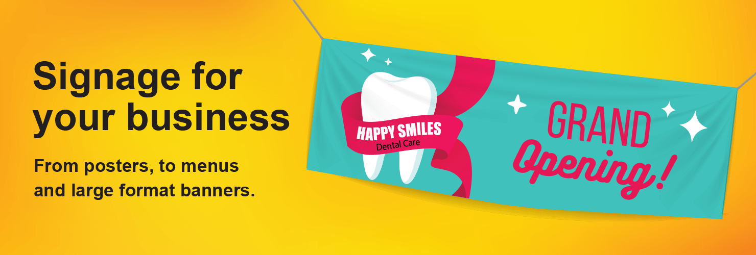 Signage For Your Business Posters, Banners, Large Format Printing