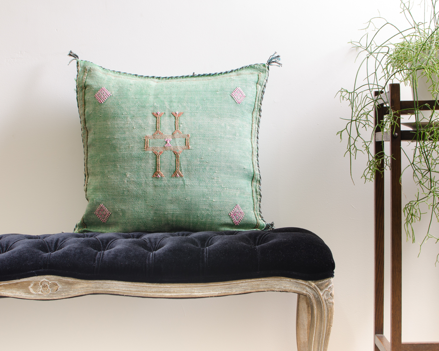 Moroccan Sabra Cactus Silk Pillow Cover House of Séance