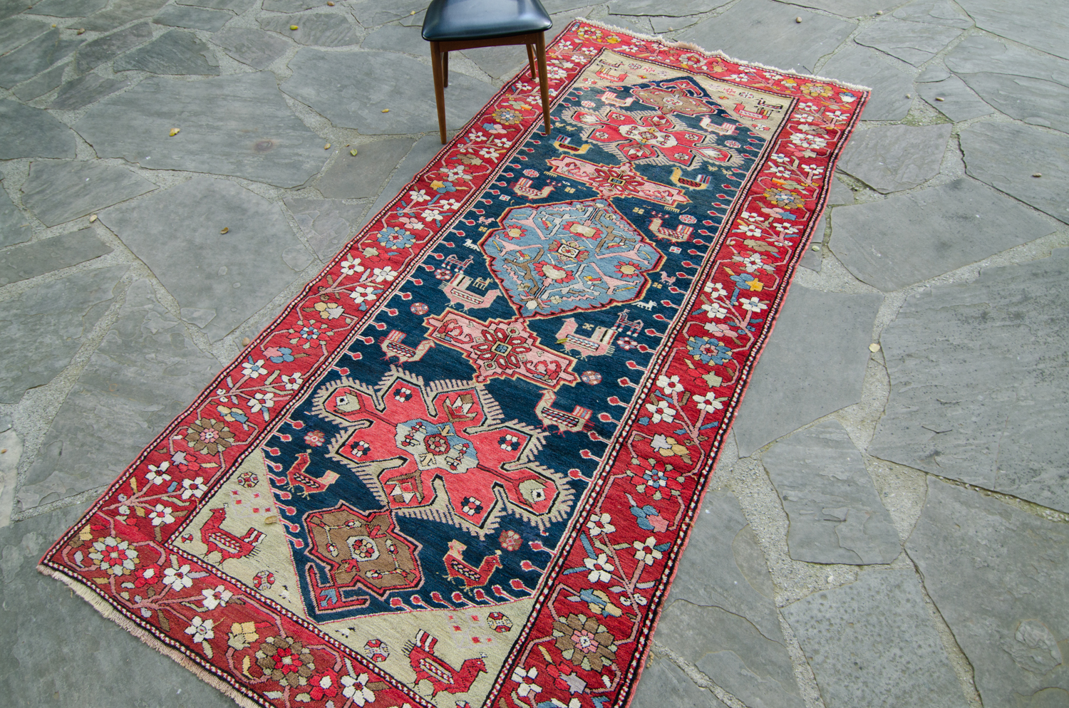 Antique Karabagh Armenian Rug House of Séance