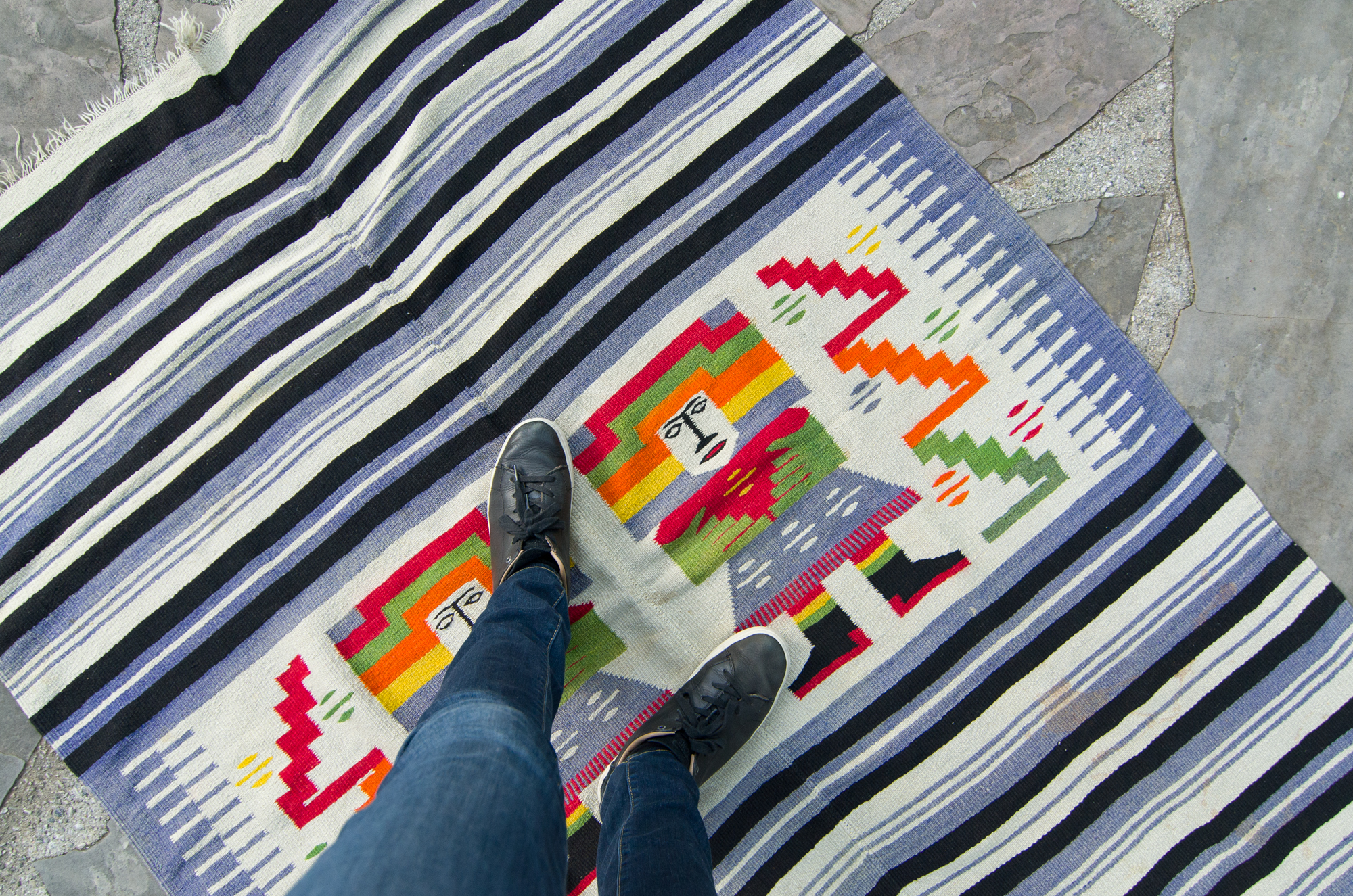 Vintage Mexican Blanket/Wall Hanging House of Séance