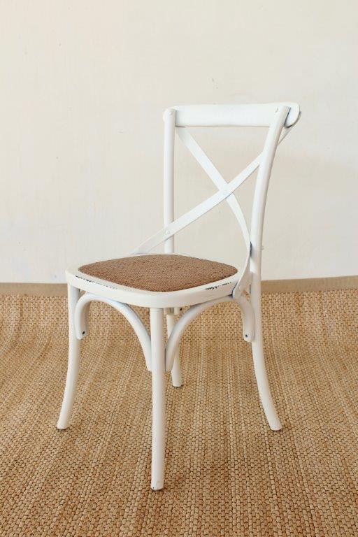 Offwhite Bentwood Chair Rattan Seat House Of Sofia