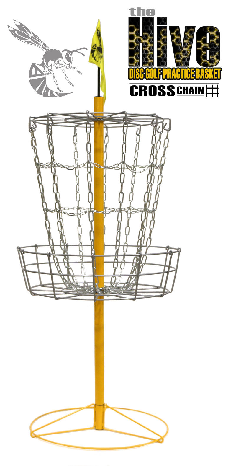Hive Cross Chain Disc Golf Basket House Of The Flying Disc